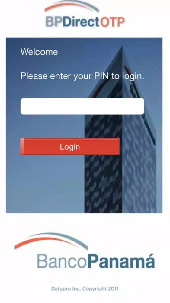 Zrzuty ekranu BPDirect OTP