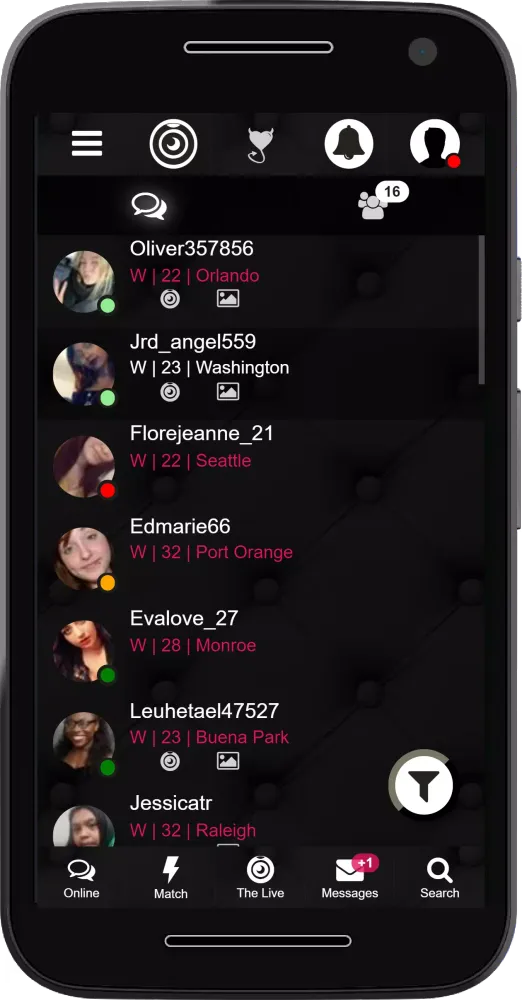 Capturas de pantalla de Flirty Dating - Live Video Chat & Online Dating
