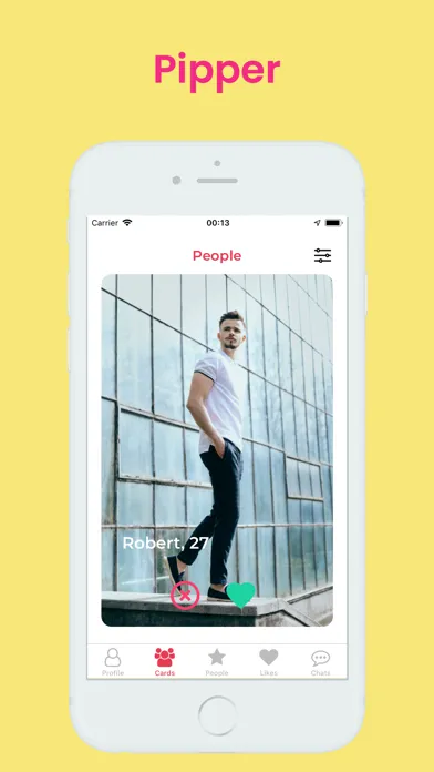 Ảnh chụp màn hình của Pipper - Dating. Love. Meet.