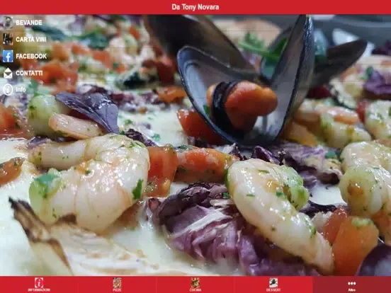 Tangkapan layar Da Tony Novara iPad 
