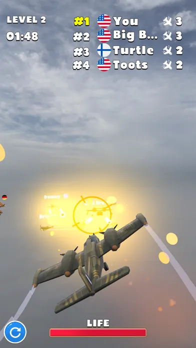 ภาพหน้าจอของ Air Wars 3D