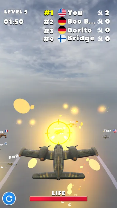 ภาพหน้าจอของ Air Wars 3D