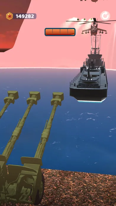 Capturas de tela do Artillery Master