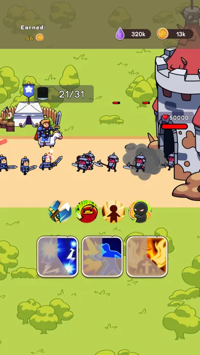 ภาพหน้าจอของ Heroic Castle Siege