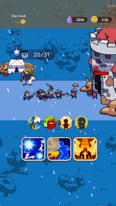 ภาพหน้าจอของ Heroic Castle Siege
