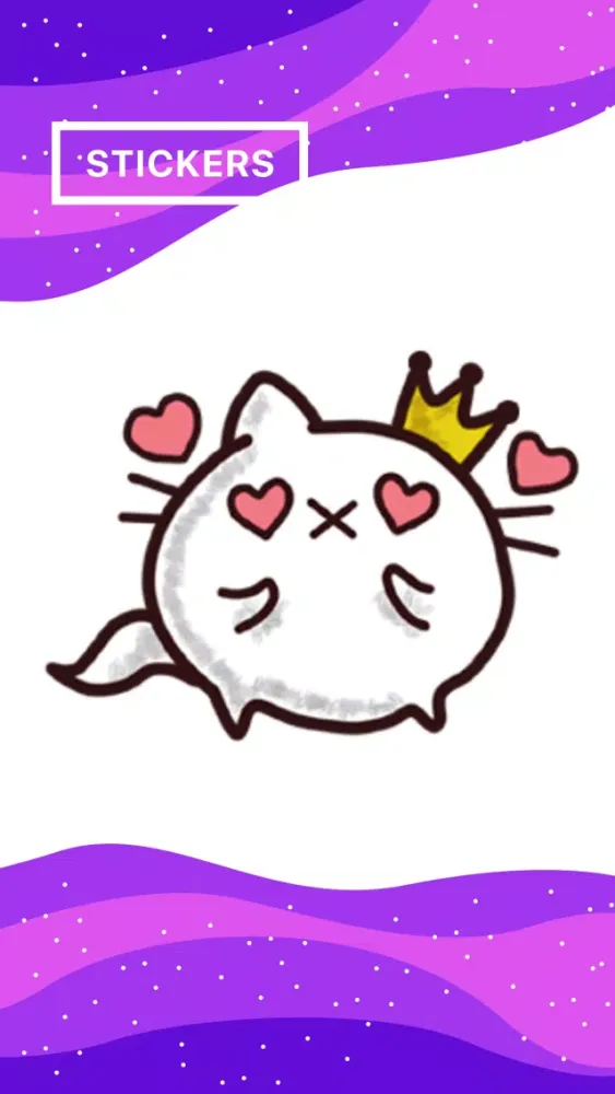Capturas de tela do KittyMoji - Animated Kitty Emojis and Stickers