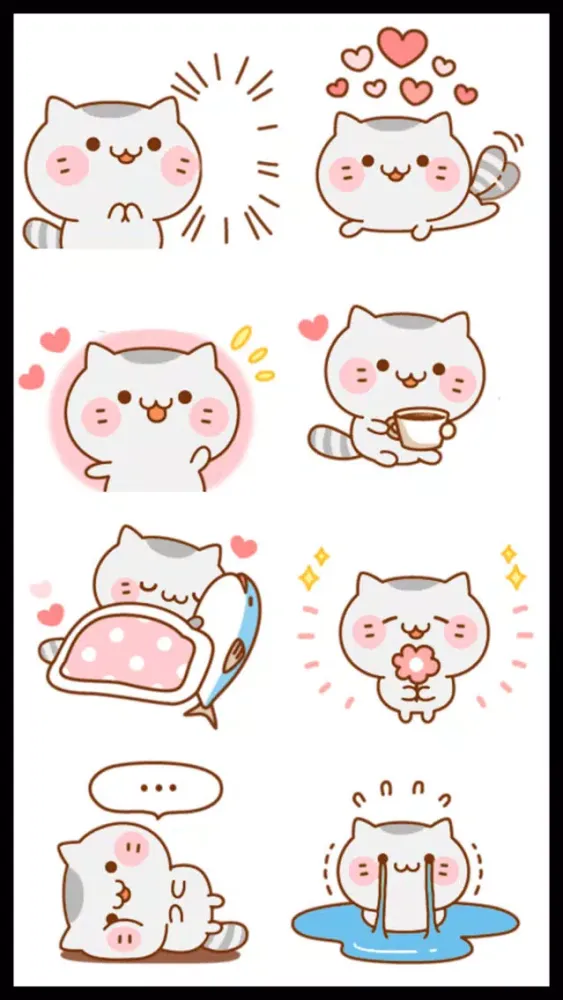 تصاویر Kitty Sticker Pack