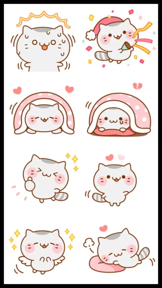 تصاویر Kitty Sticker Pack