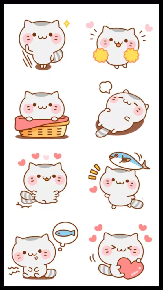 تصاویر Kitty Sticker Pack