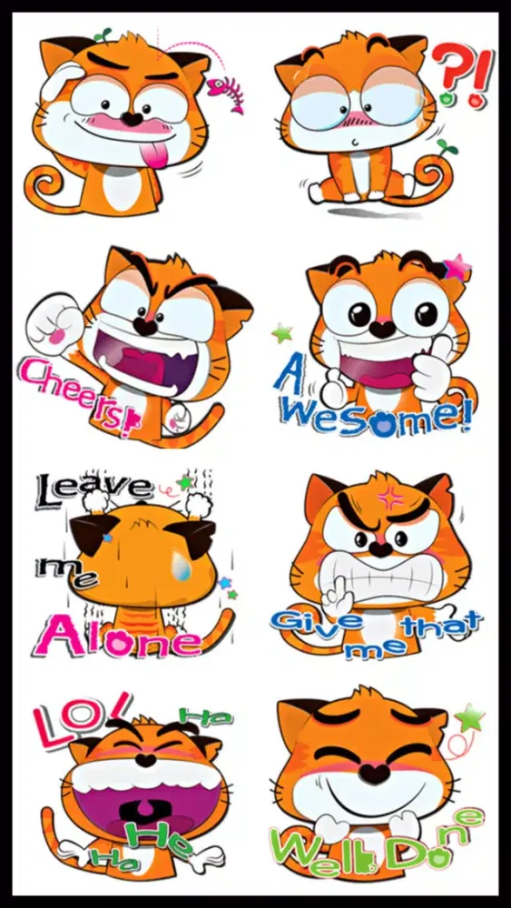 Скриншоты Ginger Cat Sticker Pack