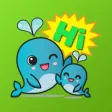 Whales Stickers