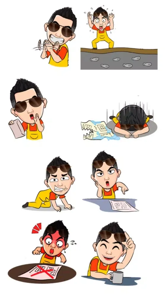 Capturas de pantalla de Foreman Stickers