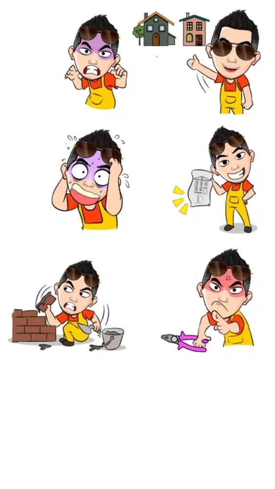 Capturas de pantalla de Foreman Stickers