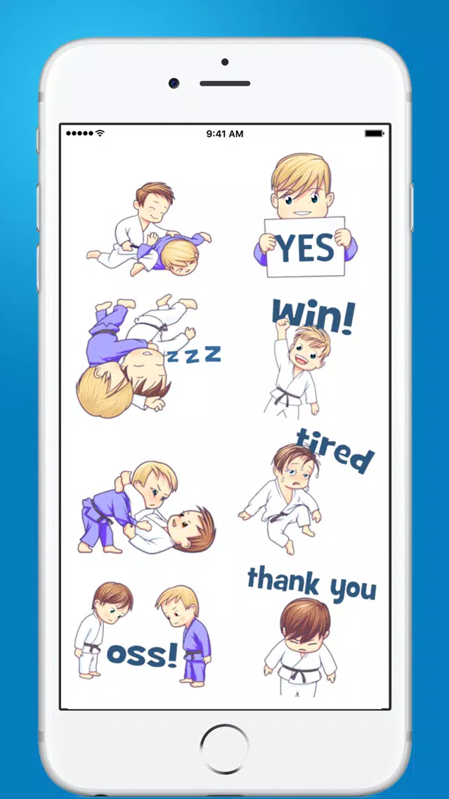 Judo Stickers Screenshots