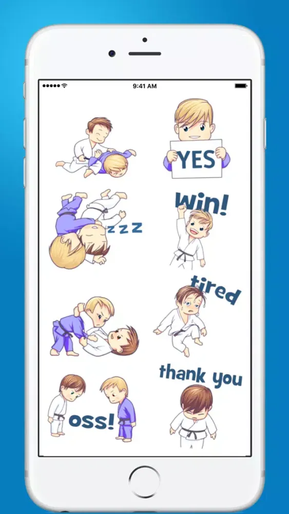 Ảnh chụp màn hình của Judo Stickers