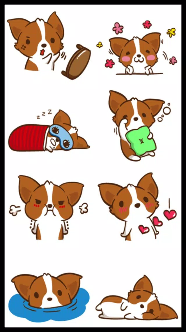 Very Cute Doggy Stickers应用截图