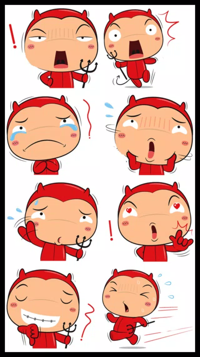 Captures d'écran de Devil Boy Stickers