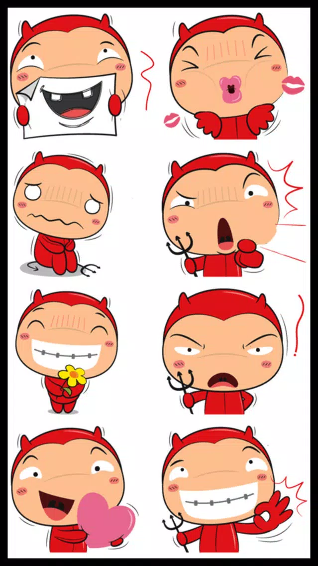 Captures d'écran de Devil Boy Stickers
