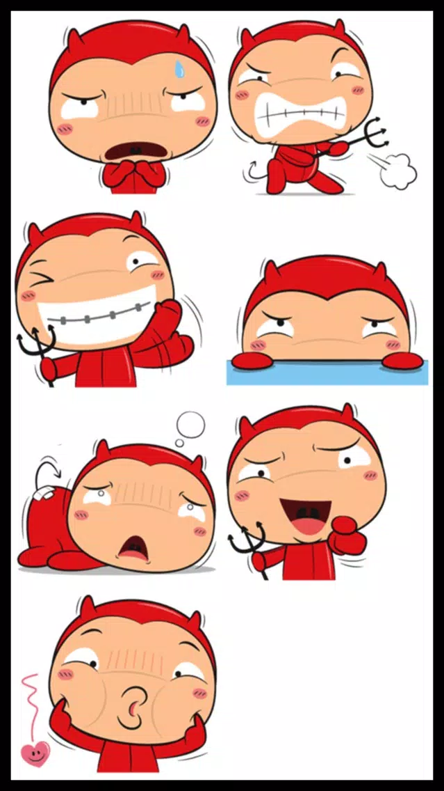 Captures d'écran de Devil Boy Stickers