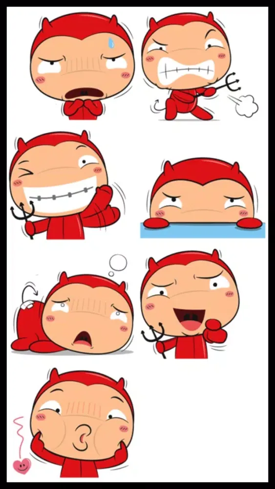 Screenshot di Devil Boy Stickers