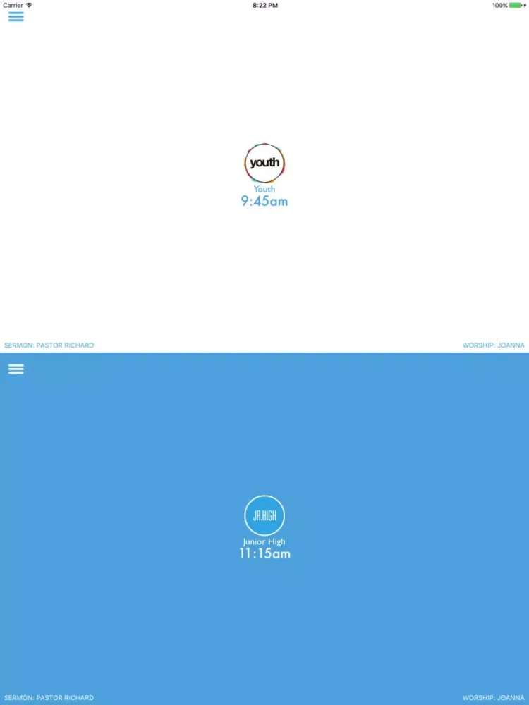Capturas de pantalla de ROLCC Youth iPad 