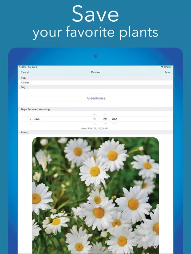 Скриншоты Blue Pail - Watering Reminder iPad 