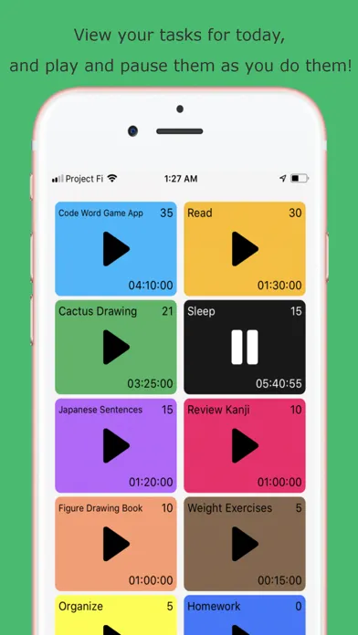 Task Tock - Timed Task Manager Screenshots