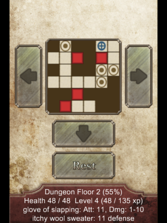 Ảnh chụp màn hình của Mindless Dungeon Crawl iPad 