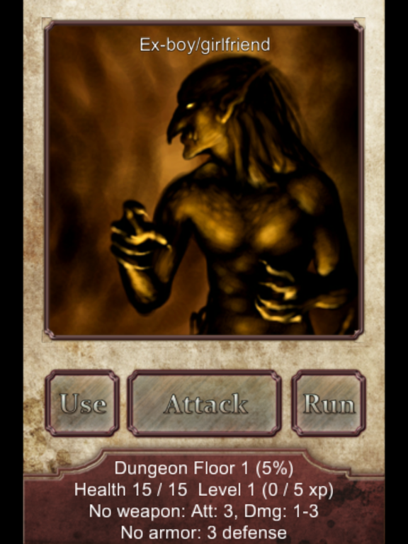 Ảnh chụp màn hình của Mindless Dungeon Crawl iPad 
