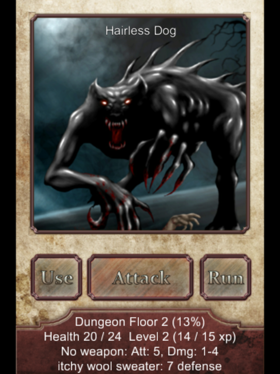 Ảnh chụp màn hình của Mindless Dungeon Crawl iPad 