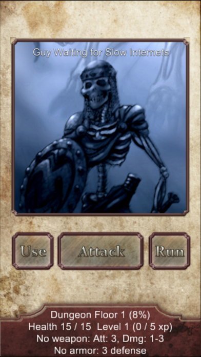 Ảnh chụp màn hình của Mindless Dungeon Crawl