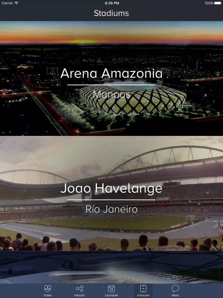 Capturas de pantalla de Brazil 2016 / Live soccer results - Games Edition iPad 