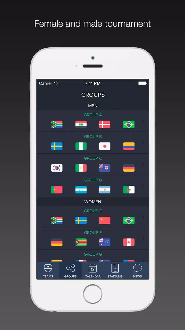 Capturas de pantalla de Brazil 2016 / Live soccer results - Games Edition