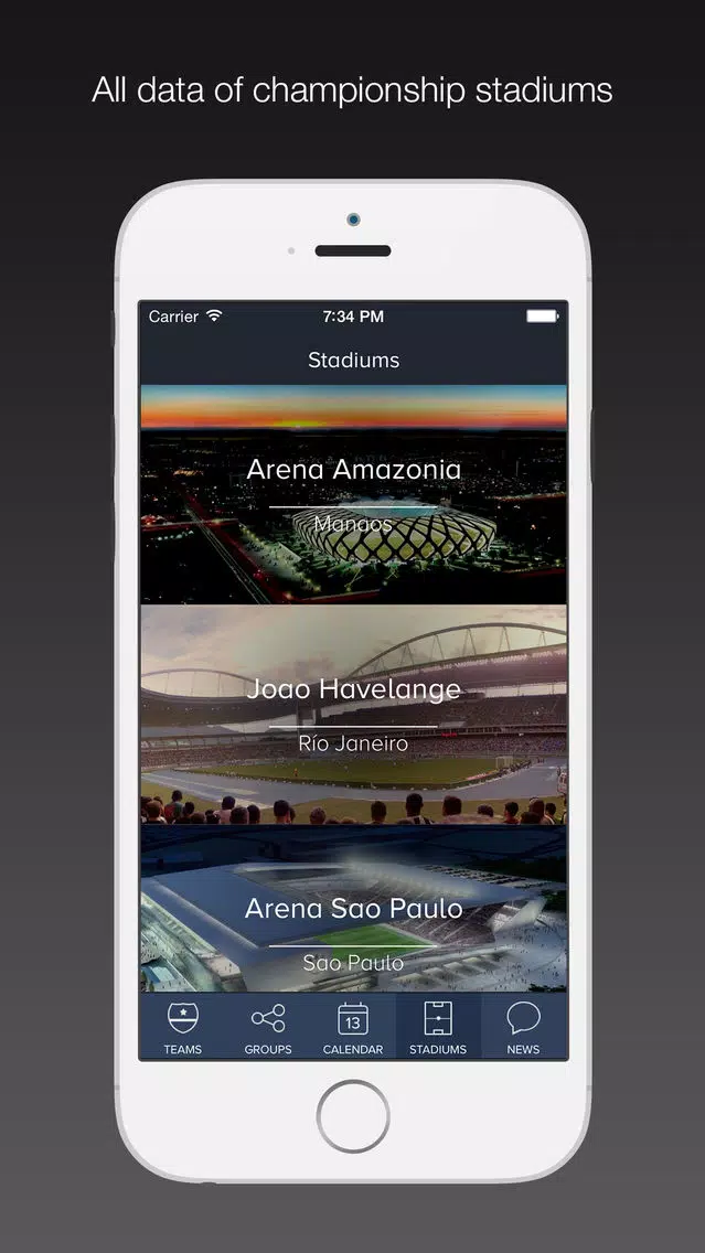 Capturas de pantalla de Brazil 2016 / Live soccer results - Games Edition