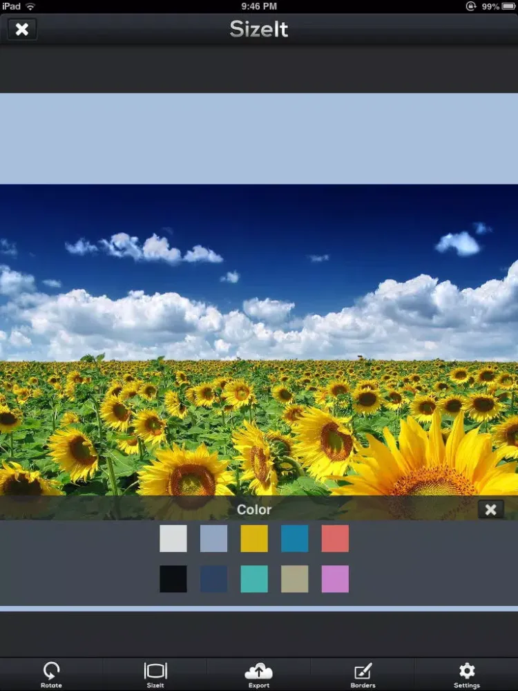SizeIt for Instagram - Post Full-Sized Photos WIthout Cropping! iPad Screenshots