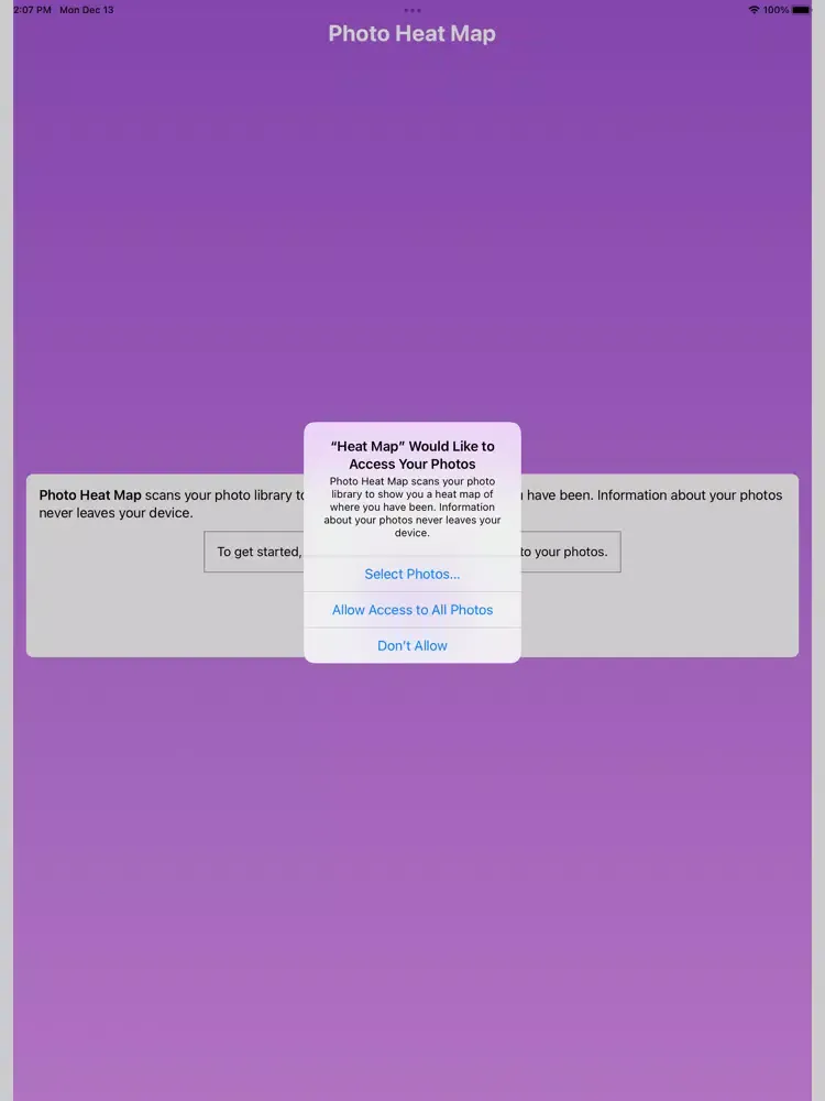 Photo Heat Map iPad 应用截图