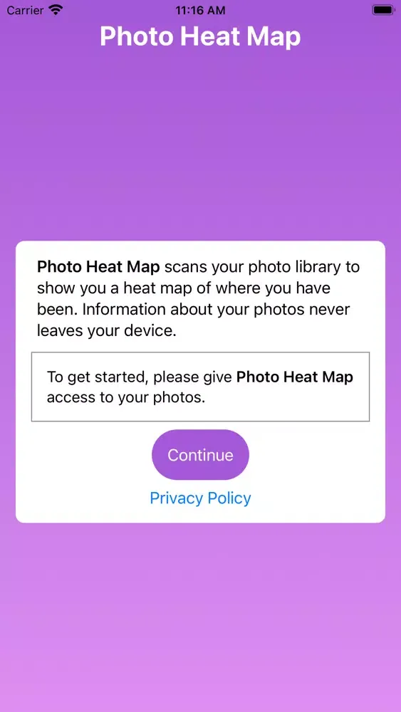 Photo Heat Map应用截图