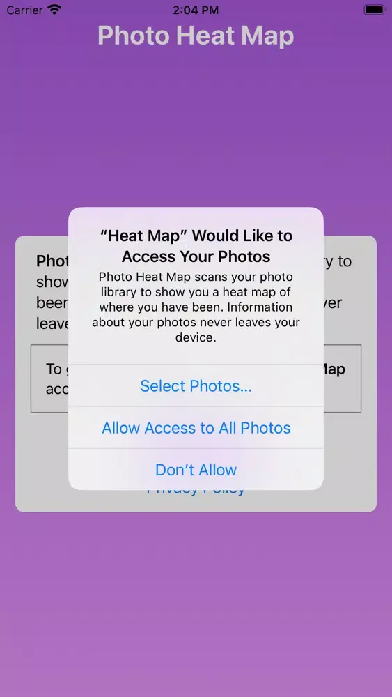 Photo Heat Map应用截图