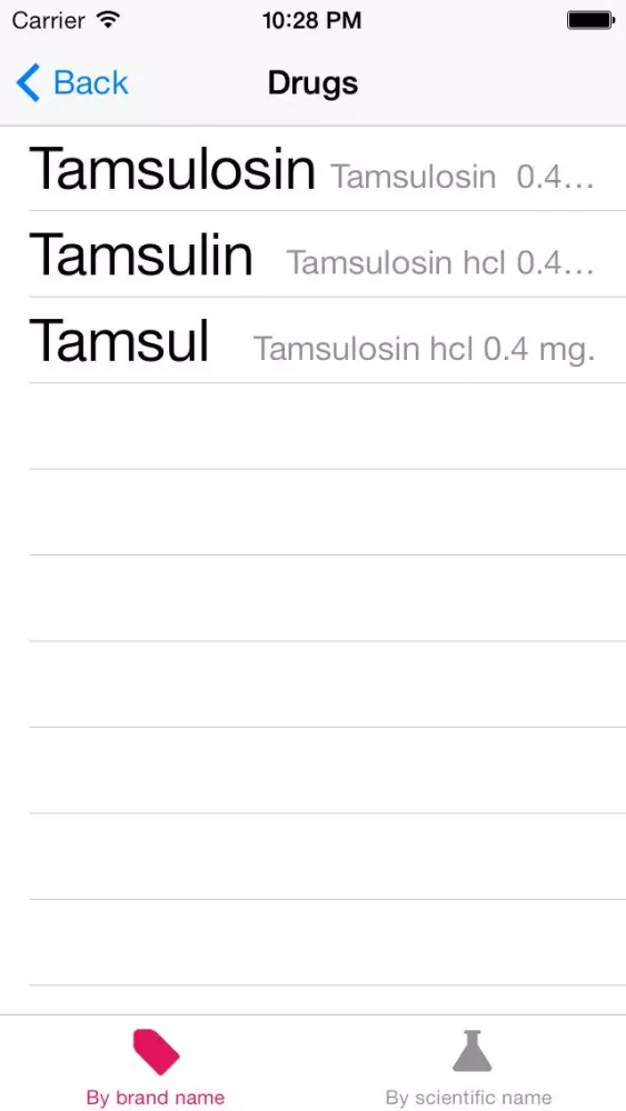 Screenshot di Dawaa (Egypt's Drug Index)