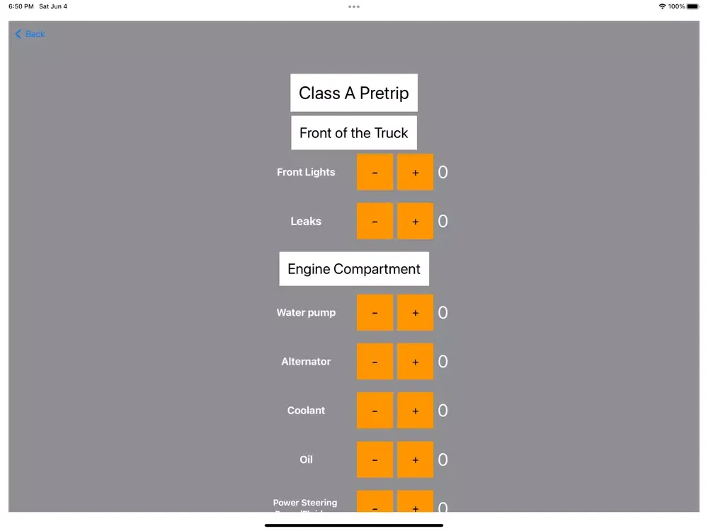 Capturas de tela do CDL Class A Exam Practice iPad 
