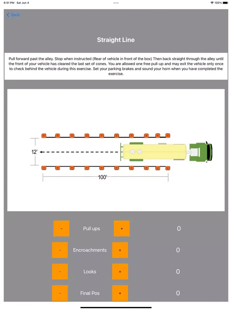 Capturas de tela do CDL Class A Exam Practice iPad 