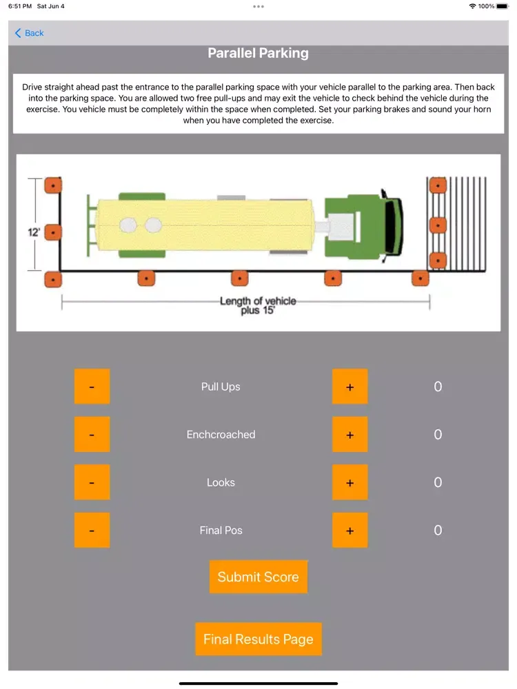 Capturas de tela do CDL Class A Exam Practice iPad 