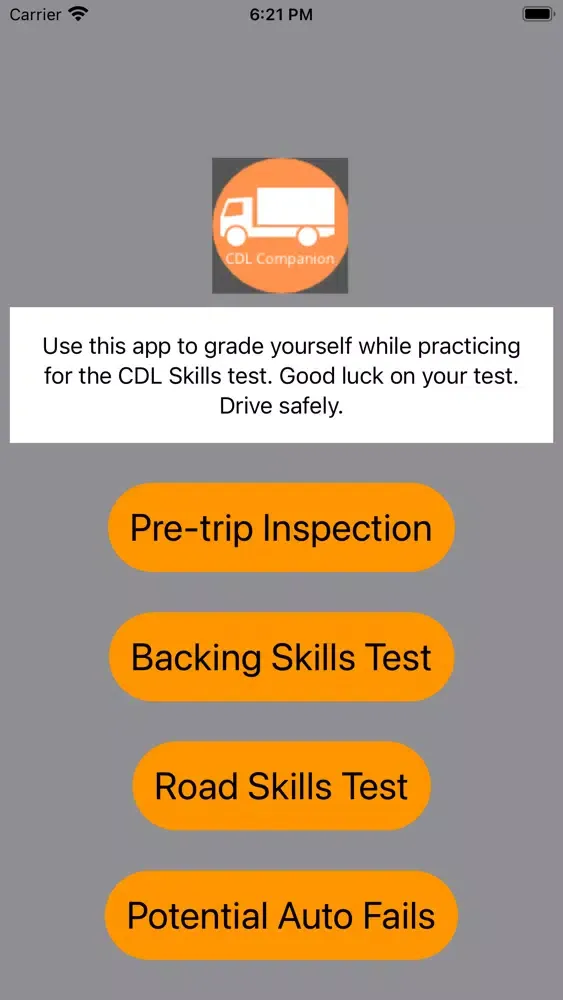 Capturas de tela do CDL Class A Exam Practice
