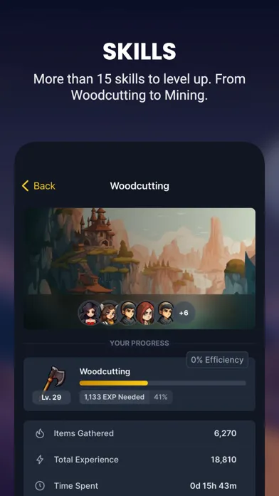 Captures d'écran de IdleMMO - Online Idle RPG