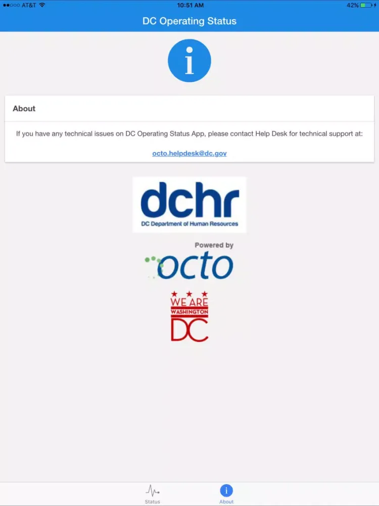 Captures d'écran de DC Operating Status iPad 