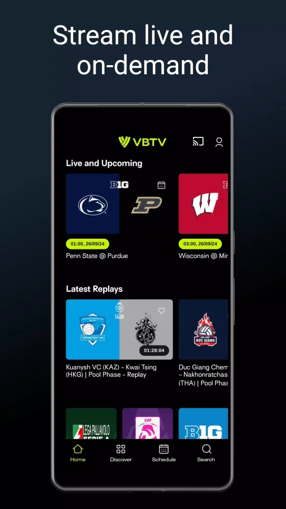 Volleyball TV - Streaming App應用截圖