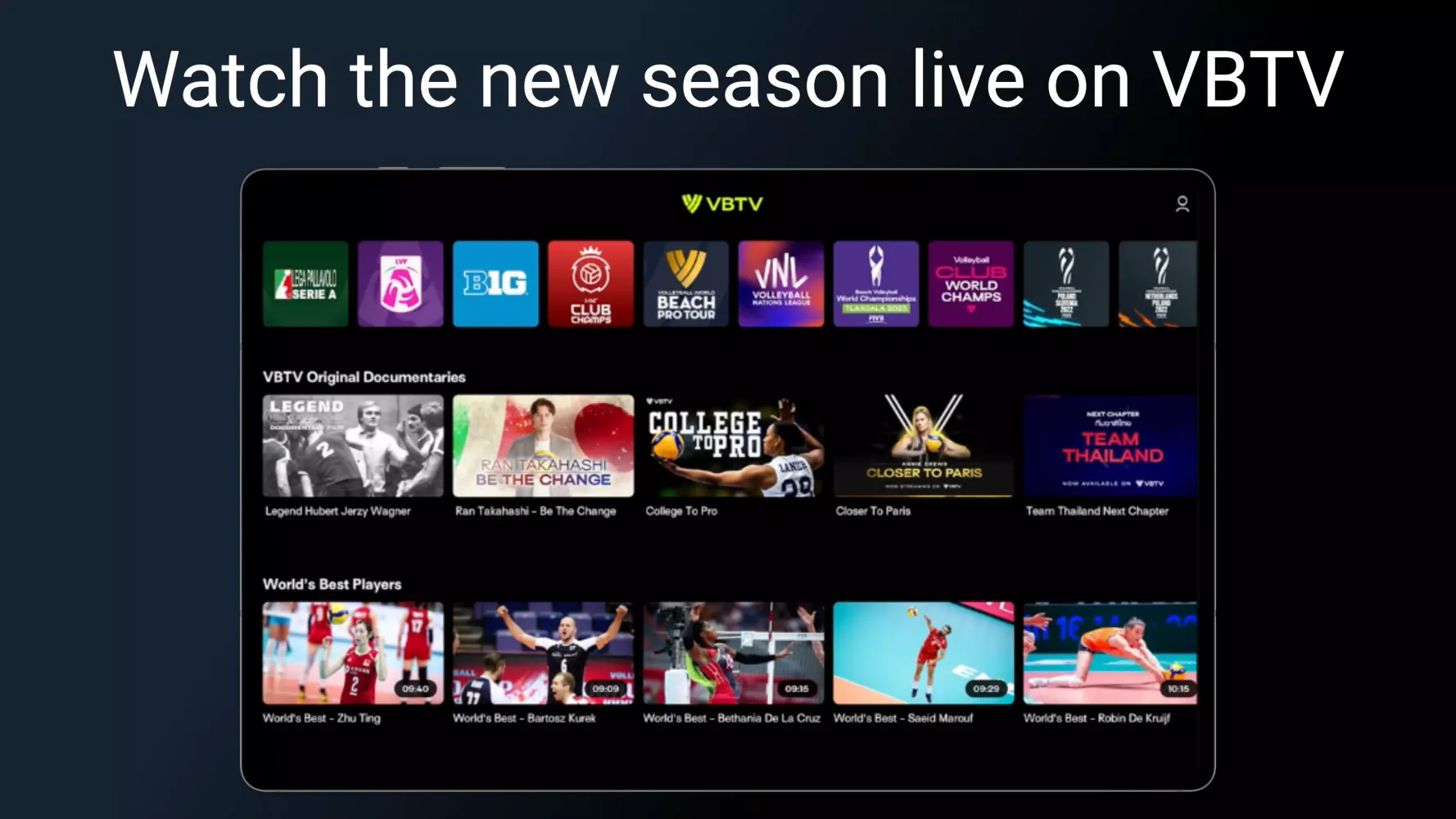 Volleyball TV - Streaming App應用截圖