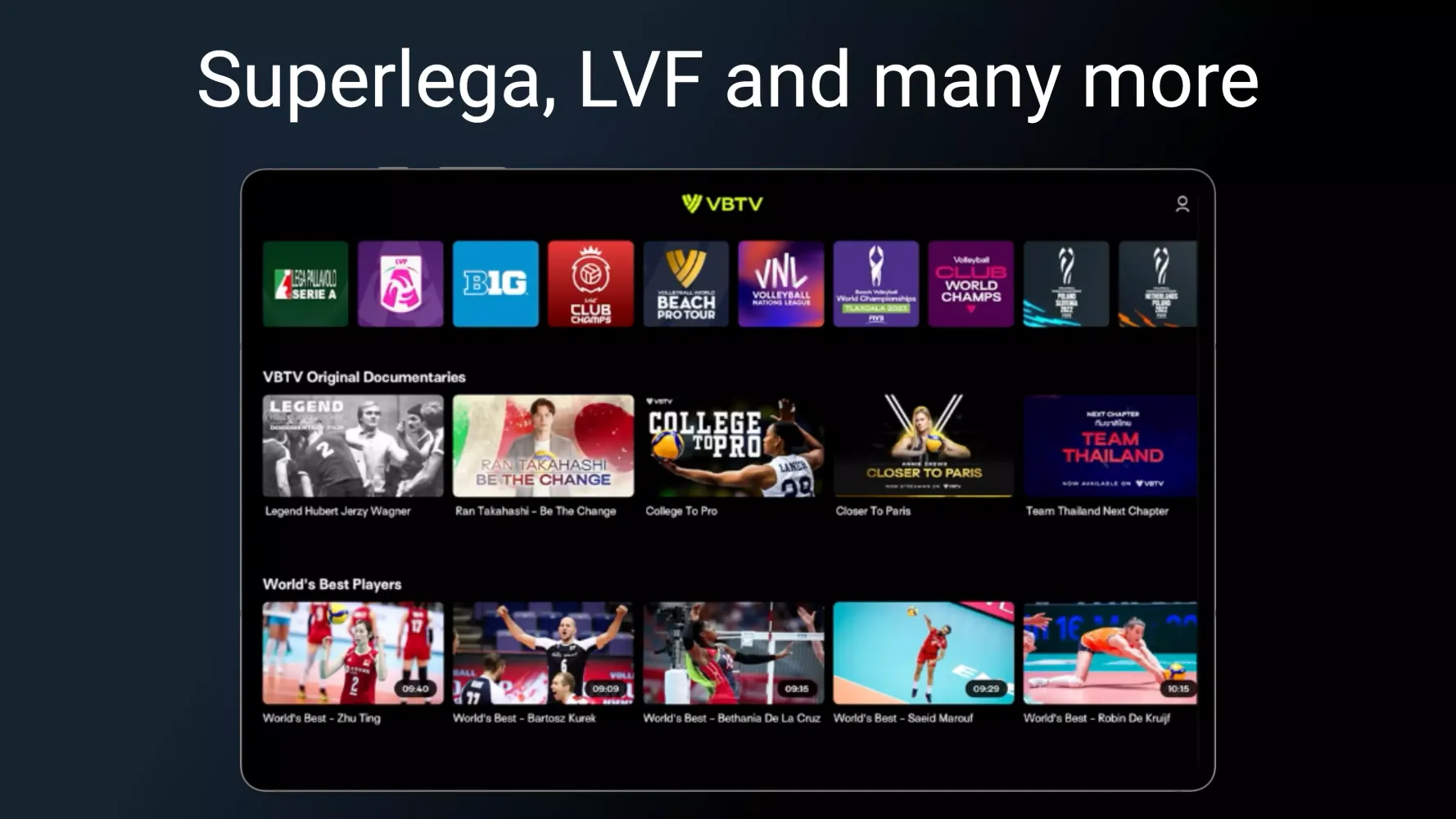 Volleyball TV - Streaming App應用截圖