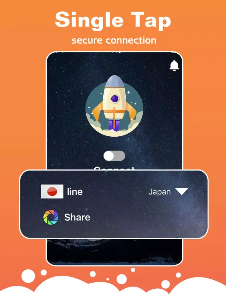 Turbos vpn-Simple Secure Proxy iPad  Screenshots