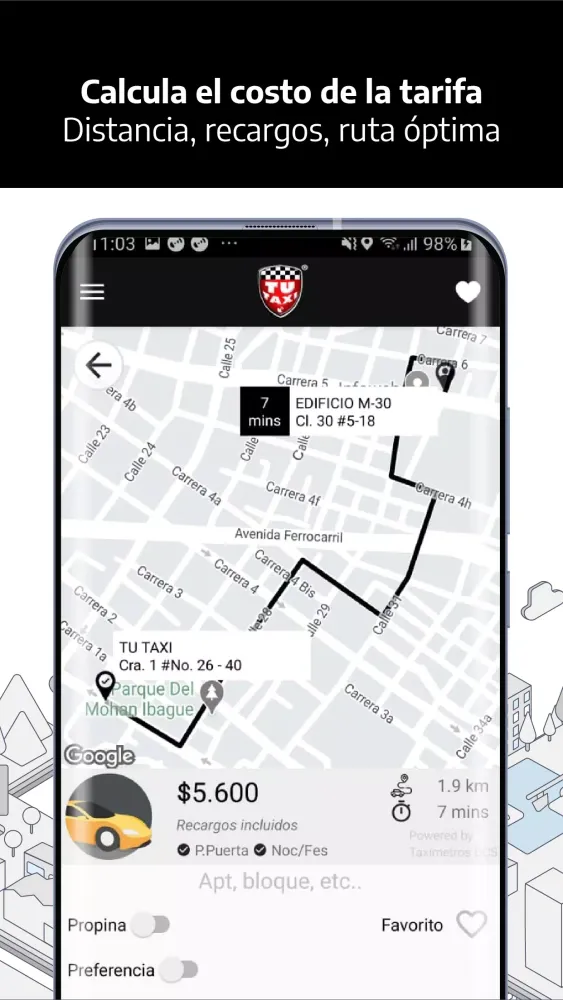 Tu Taxi স্ক্রিনশট